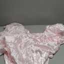 HommxJF Blush Pink Satin Pillowcases Body Pillow for Hair and Skin,Blush Pink Body Pillow Silk Pillowcase with Envelope Closure Princess Room Decoration, Body (20x54)