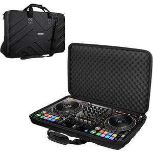DJ Case - 28.8"x16"x4.3" - Fits Pioneer DJ Controller DDJ-1000,DDJ-1000SR,DDJ-FLX10 - Hard Shell Traveling Case - EVA Protection - For DJ Equipment