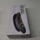 Electric Lumbar Traction Device for Lower Back Pain Relief, Multifunctional Lumbar Stretcher with Dynamic Traction, Red Light Therapy, 8-Level Electrotherapy, 3-Level Thermal Therapy, Vibration (Black)