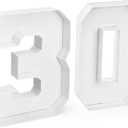 30 Set Cardboard Number for Charcuterie 10.2'' Fillable Tray Charcuterie Paper Box for 30th Birthday Anniversary Party Decorations Chocolate Candy Cupcake Container