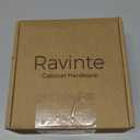 Ravinte 20 Pack 1 Inch Diameter Champagne Bronze Mini Round Solid Kitchen Cabinet Knobs Drawer Pulls for Dresser Closet Door Knobs Drawer Cabinets
