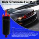 External In Line Fuel Pump 12V Gasoline Fuel Injection Pump 125PSI Inline High Pressure Fuel Pump Replace 0580464070 0580453911 0580463017 0580464023