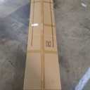 POHARE Wood Slat Wall Panels, 4 Pack Accent Decorative Acoustic Wood Slats for Wall and Ceilings, Acoustic Panels for Interior Wall Dcor on Felt Back Board, Black-Brown Oak, 8 x 1 ft