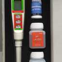 Digital Food pH Meter YINMIK pH Meter Food Fermentation with Calibration Solution Kit pH Test Strips for Food Spear Tip pH Meter Probe for Dough Sushi Rice Fermenting Sausage Meat Soap Cheese