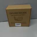 Upgraded Lock Bed Sheet Holders for Corners - Fitted Sheet Holders Keep Sheets Firm & Tight, Sheet Locks Straps Sets with Center Lock Clips, Fit for Standard Mattress, Easy Installation(White)