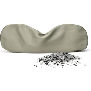Weighted Eye Pillow for Relaxation, Sleeping, Yoga, SPA and Travelling, 100% Natural Crystals Mixed with Labradorite and Obsidian, Cooling Eye Pillow, Reusable, Relaxation Gift for Women