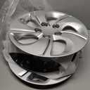 4-Pack Hubcaps Fit for 2006-2011 Honda Civic; Wheel Rim Covers Compatible with 2013-2015 Honda Civic 15'' Steel Wheel (Silver)
