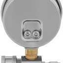 Measureman Pressure Washer Gauge Kit, 2-1/2 Inch, 6000 PSI, 3/8 Inch Stainless Steel Quick Connect, Liquid Filled Design