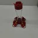 Perky-Pet 204CP-4 Favored Pinch-Waist Glass Hummingbird Feeder with Built-in Ant Moat and Bee Guards - 16 oz