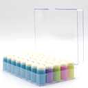 40pcs Finger Sponge Daubers with Storage Case Colorful Craft Drawing Sponge Dauber Set Sponge Daubers for Painting Art Ink Crafts Chalk Card Making