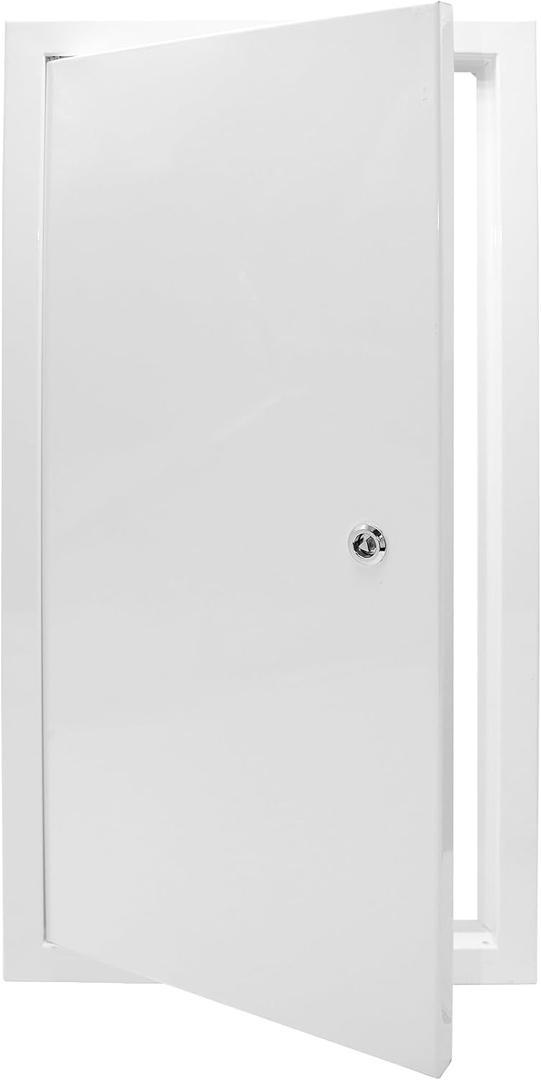 Thicken 1.2mm Drywall Access Panel, 14 x 29 Inch Access Door with Lock and Key, Heavy-Duty Wall Access Panel for Drywall, Ceiling and Plumbing