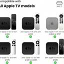  Silicone TV Mount Compatible with All Apple TV Generations (Including 4K Models) –No-Drill Wall Mount Behind TVs Bracket, TV Holder，Anti-Scratch