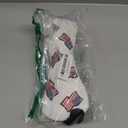 US Flag Patriotism Golf Club Head Covers White for Driver, Fairway Hybrid Woods - 4 Options - Synthetic Leather Golf Wood Head Covers Set(D/F/H), Driver Headcover, Fairway Wood Head Cover, Golf Hybrid Head Cover