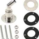 60cm Set Heater Exhaust Pipe with 22mm/24mm Thru Hull Exhaust Fitting Tube Pipe Socket