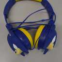 Sonic The Hedgehog Over-Ear Headphones for Kids - Adjustable Headband, Stereo Sound, Tangle-Free Cable, Volume Control, and 3.5mm Jack - Perfect for School, Home, and Travel