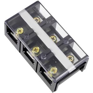 uxcell Dual Rows 3 Positions 600V 100A Wire Barrier Block Terminal Strip