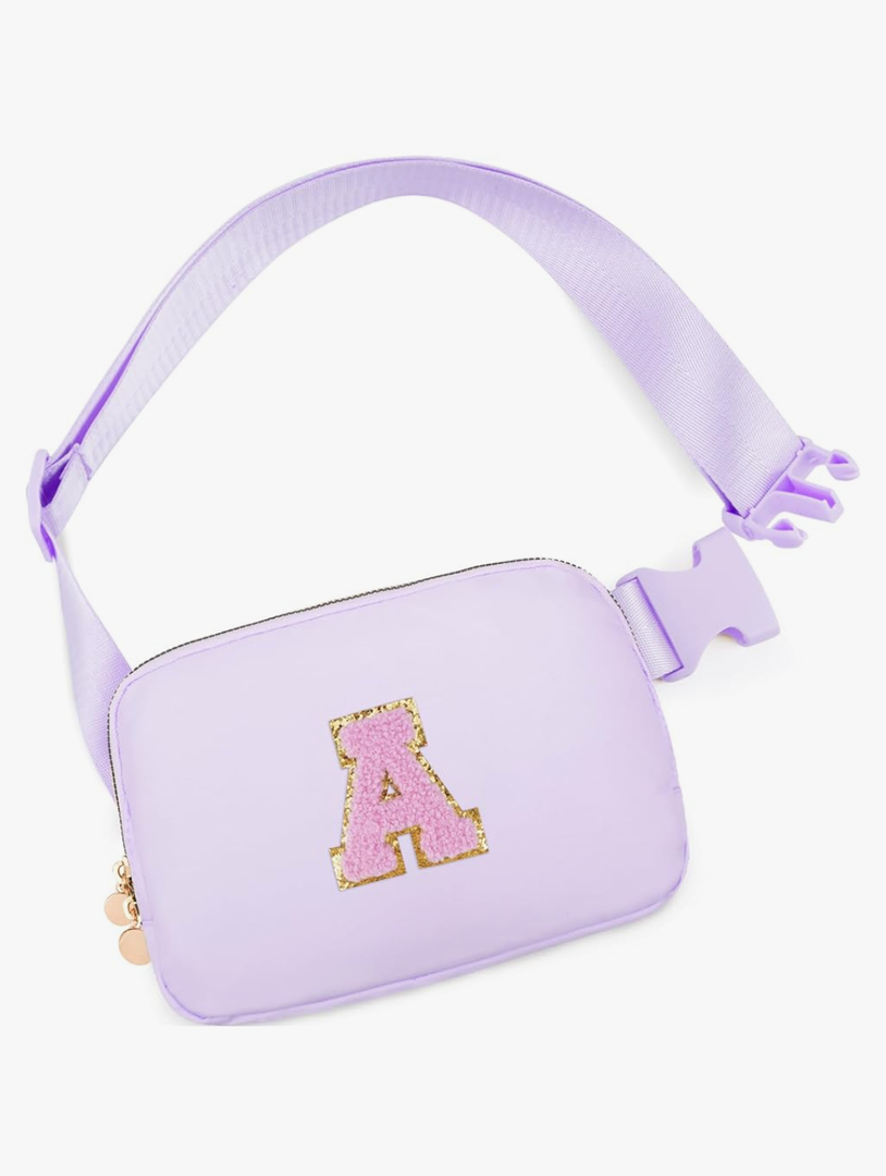 Birthday Gifts for 4 5 6 7 8 9 10 11 12 13 Year Old Girls,Gifts for Teens Kids Daughter Sister Her,Two Way Zipper Crossbody Bag Fanny Pack Belt Bag Cute Trendy Stuff - Lavender,A