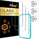 Ailun Screen Protector + Camera Lens Protector for iPhone 17 Pro, 3+3 Pack
6.3 inch, Installation Frame, Sensor Protection, Dynamic Island Compatible, Tempered Glass, Case Friendly