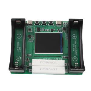 Battery Capacity Internal Resistance Tester Module 1.77 Inch LCD Display for Lithium Batteries Adjustable Discharge Modes DIY Power Meter with DC 5V Input