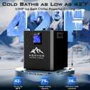 Ice Bath Water Chiller for Cold Plunge Tub, 1/3 Hp Cold Plunge Chiller with External Filter Water Pump & All Hoses, Ideal for Ice Bath Recovery Home Use 110v