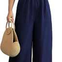 sexycherry Jumpsuit for Women Dressy Sleeveless Wide Leg Long Pants Rompers Party Elegant Summer Outfits, M