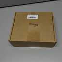 Soaoo Christmas Gingerbread Tree Topper Plush Stuffed Gingerbread Tree Topper 7.7 Inch Cute Plush Stuffed House Hanging Ornaments for Christmas Party Holiday Festive Home Decor Gifts