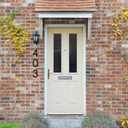 8 Inch House Numbers For Outside modern,Address Numbers For Houses Numbers For Address On House Metal Black Large Modern House Number Door Numbers For House Floating Flush Mount Aluminum Black Number
