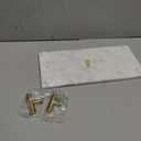 Guest Towel Holder Tray for Bathroom - White Marble-Tray - Napkin Holder for-Bathroom - Paper Hand Towel Holder.