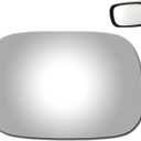 WLLW Mirror Glass for 2005-2010 TOYOTA AVALON Driver Side Only Left Flat Replacement Glass with Adhesive