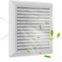 C350GN Bathroom Plastic Grille Cover with Springs for Broan-NuTone 695 and 696N Ventilation Fans, S97017068 Replacement for Broan-NuTone Wall-Mount Exhaust or Bathroom Vent Fan Grille, 1 Pack