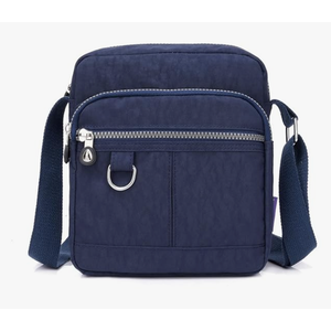 BEFUNIRISE Casual Nylon Crossbody Purse Bag Waterproof Lightweight Shoulder Bag for Women Handbag (Dark Blue)