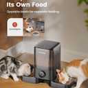 oneisall Automatic Cat Feeder for 2 Cats, 20 Cups/5L Auto Cat Feeder, Automatic Cats Food Dispenser for Small Pets Indoor, Timed Pet Feeder for Dry Food