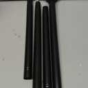 Black Shower Curtain Rod Tension 30 to 80 Inch,1 Inch Diameter Adjustable Tension Curtain Rod No Drilling,Shower Rods for Bathroom,No Rust