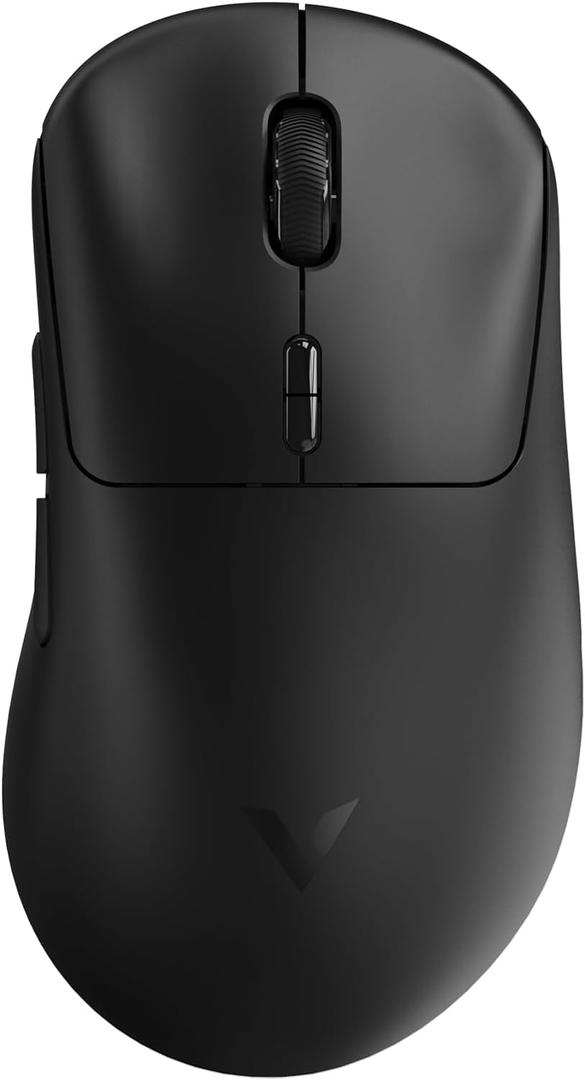 Rapoo VT3 Gen-2 Wireless Gaming Mouse, True 8K Wireless Polling Rate, 53g Lightweight, Up to 750 Hr Battery, Nordic nRF54L15 MCU, 100-Million Mechanical Switch, 10 Programmable Buttons, Macro Enabled (Black)