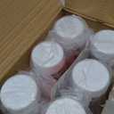 Norcalway Plastic Juice Bottles with Caps, Reusable Juicing Bottles, Clear Drink Containers with Lids for Juicing, Smoothie and Other Beverages - 12oz 6pcs