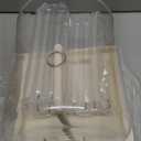 Bird Bath for Cage, Automatic Parakeet Bath with Pump, Indoor Bird Shower with Running Water, Filter, Bird Cage Accessory for Pet Birds, Lovebirds, Finches, Cockatiel (Light brown)