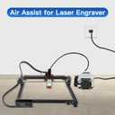 Ktondic Air Assist for Laser Engraver, 30 L/Min Output and Strong Airflow Air Assist for D1 and D1 Pro Laser Engracer Machine, Low Noise Air Assist Pump with Adjustable Knob for Wood and Metal