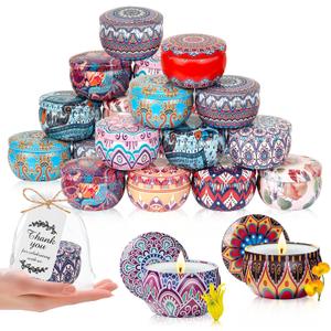 24 Pack Scented Candles Gift Set, Baby Shower Bridal Favors for Guests Housewarming Birthday Party Favors for Adults, Christmas Valentine's Mothers Day Party Give Away Bulk Gifts for Women