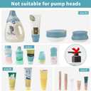 TRANOMOS Silicone Bottle Covers Travel Essentials for Women Men, Beach Vacation Essentials, Travel Size Toiletries Accessories, Cruise Ship Essentials 2026, Must Haves, Leak Proofing