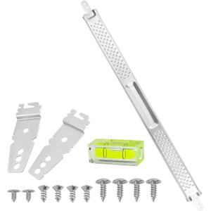 W10426979 24" Dishwasher Mounting Bracket Kit with Column Level and Screws for Granite and Quartz Countertops, Compatible with Whirlpool KitchenAid Maytag, Replaces 8269145 AH3632890 EA3632890