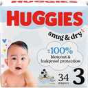Huggies Size 3 Diapers, Snug & Dry Baby Diapers, Size 3 (16-28 lbs), 34 Count, Set Of 3, 04/2027