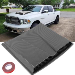 DREAMOTOR Hood Scoops For Cars, Universal Hood Scoop Vents, Automotive Hood Scoops for Trucks Compatible with F150 F250 F350 GMC Sierra 1500 2500 Dodge Ram 1500 2500 Toyota Tundra Jeep Wrangler