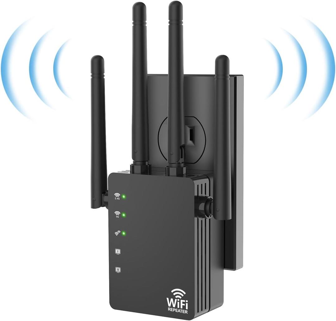 WiFi Extender Easy Set Up for HomeERWGT5GRGFVESRHTGDAHZDBBFZB (Black-H1)