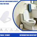 D-Shaped Toilet Seat – Soft-Close, Easy to Install, Easy to Clean