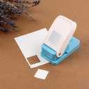 BAOFALI 1X1 inch Square Punch Lever Action Craft Punch Making 1X1 inch Equilateral Square for Paper Crafting Scrapbooking DIY Card Making Arts Crafts Supplies