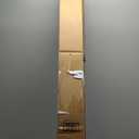 Kenney Weaver Cap End Indoor/Outdoor Black Curtain Rod, Adjustable 37-72 Inch Rod for Windows & Patio