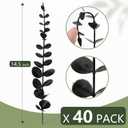 40pcs Artificial Eucalyptus Stems Fake Eucalyptus Leaves Greenery Stems for Indoor Outdoor Bouquet Centerpiece Home Office Wedding Decor
