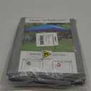 NINAT 10x10ft Canopy Replacement Top Pop Up Tent Cover Roof with Air Vent, Waterproof for Outdoor Garden Patio Pavilion Sun Shade(Top Only) Grey (Gray)