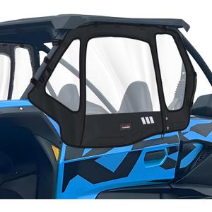StarknightMT KRX 1000 Cab Enclosure Upper Doors,Upgrade Zipper Vent Soft Side Window Compatible With Kawasaki 2020-2026 Teryx KRX 1000,Soft Cab Doors Top Enclosure-Replace 99994-1298 Accessories