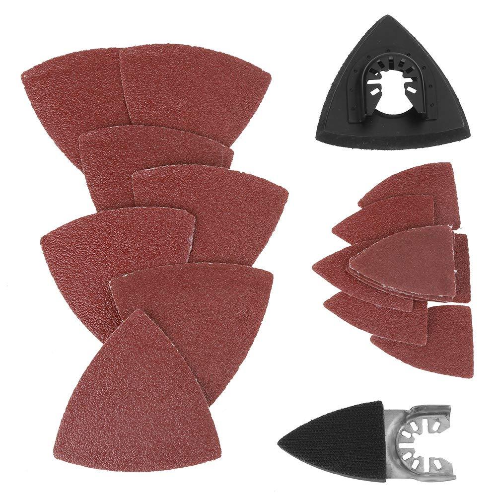 Sanding Pads for Oscillating Multi Tool Sanding Pads Multi Tool Sander Attachment Multitool 82pcs Sanding Kit Oscillating Multi Tool Sand Pad Sandpaper Assorted Grits